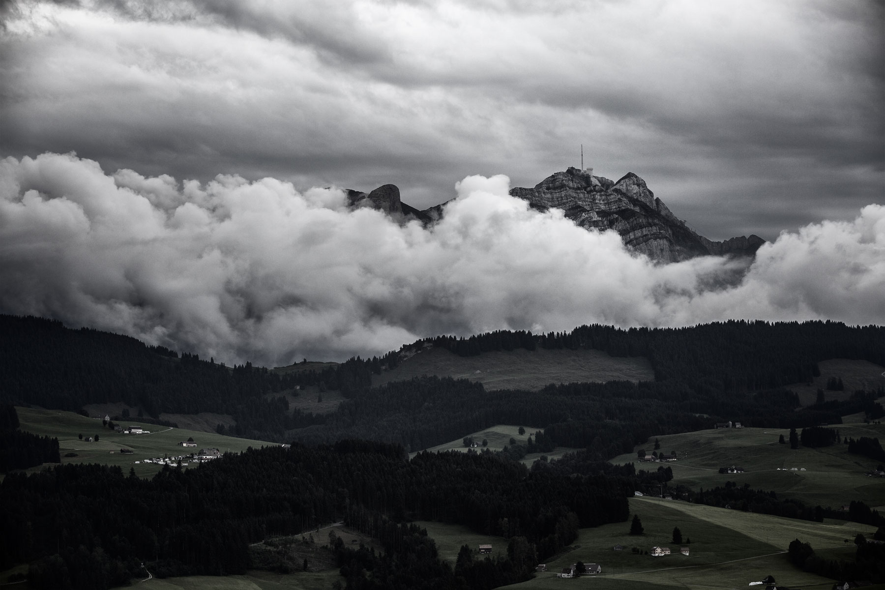 Alpstein Säntis Gewitter